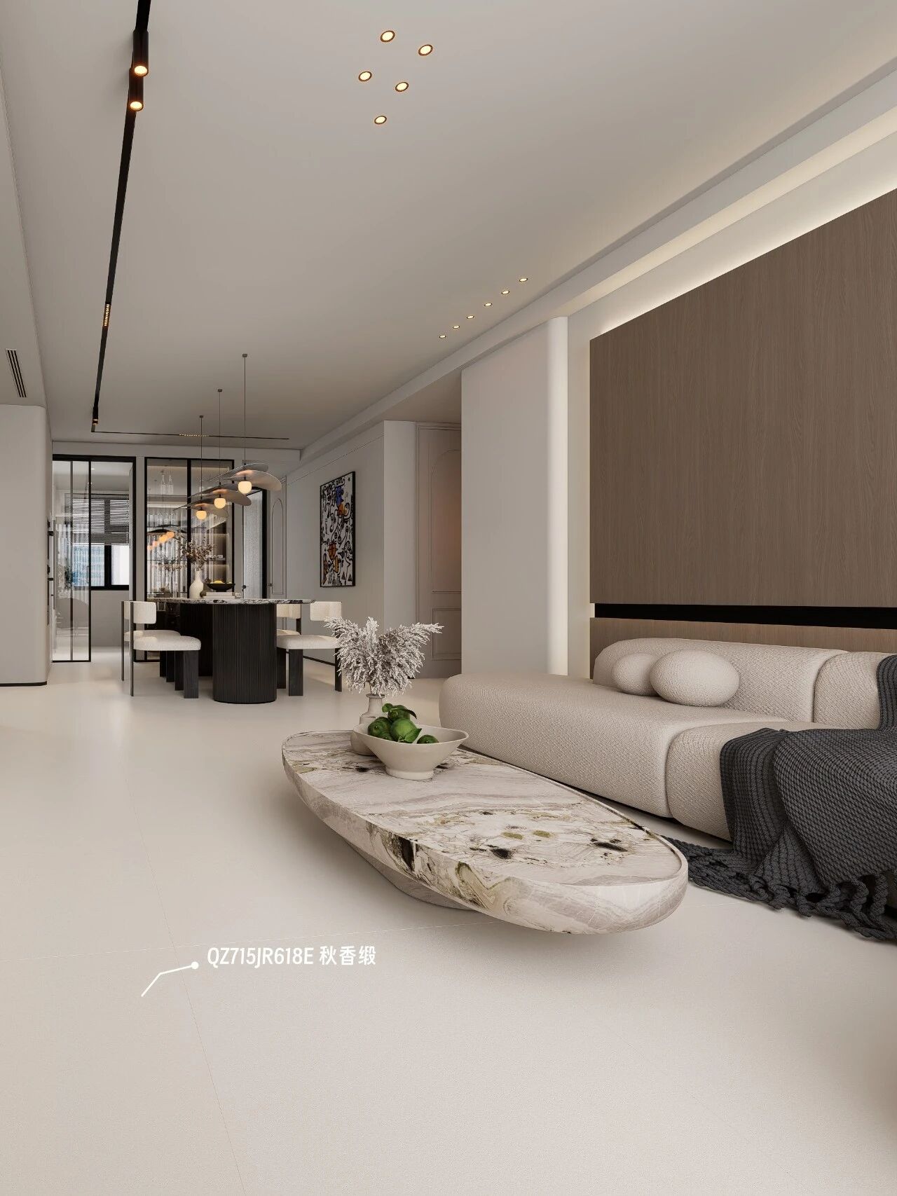 丝绒理石系列|秋香缎：打造松弛理想家(图5)